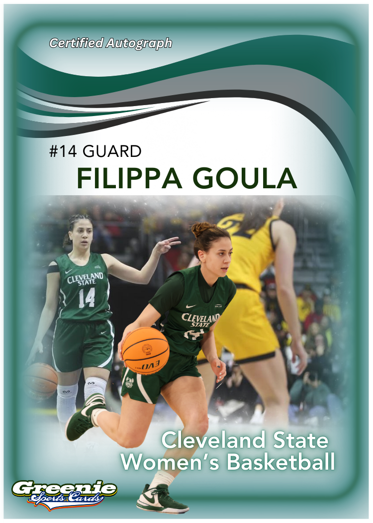 FILIPPA GOULA Certified Autograph Trading Card 2024 Greenie Sports Cards NIL Trading Card