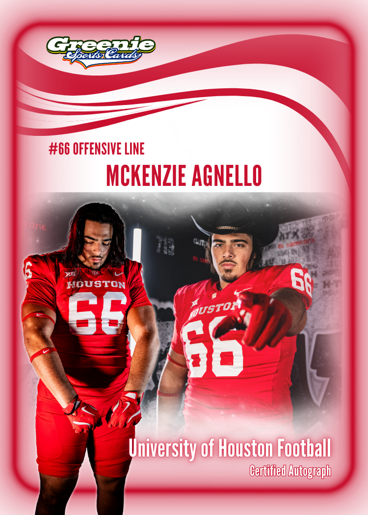 MCKENZIE AGNELLO Certified Autograph Trading Card 2025 Greenie Sports Cards NIL Trading Card Pre-Sale