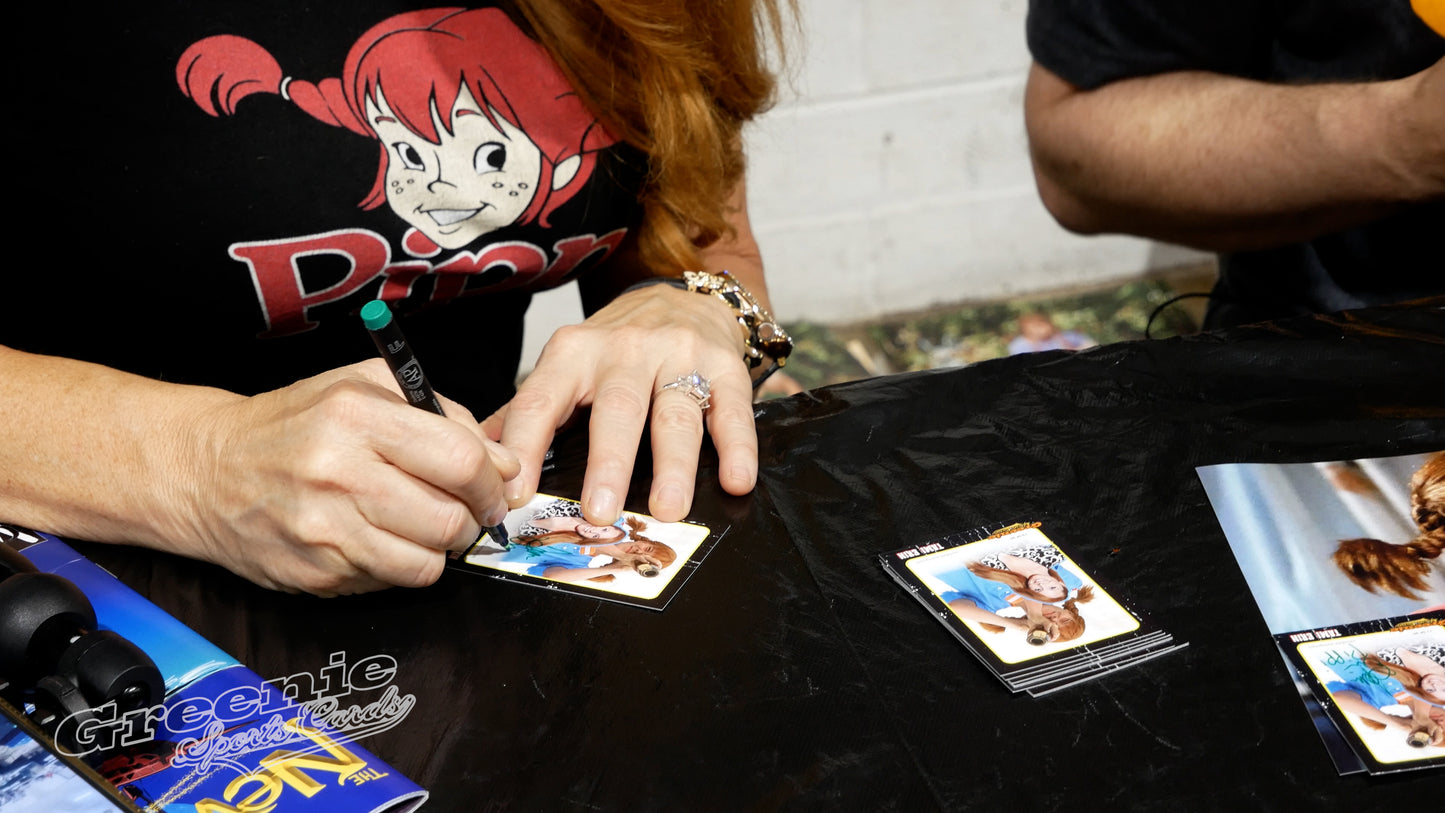 TAMI ERIN AUTOGRAPH 2024 GREENIE SPORTS CARDS NIL PIPPI LONGSTOCKING 5/30