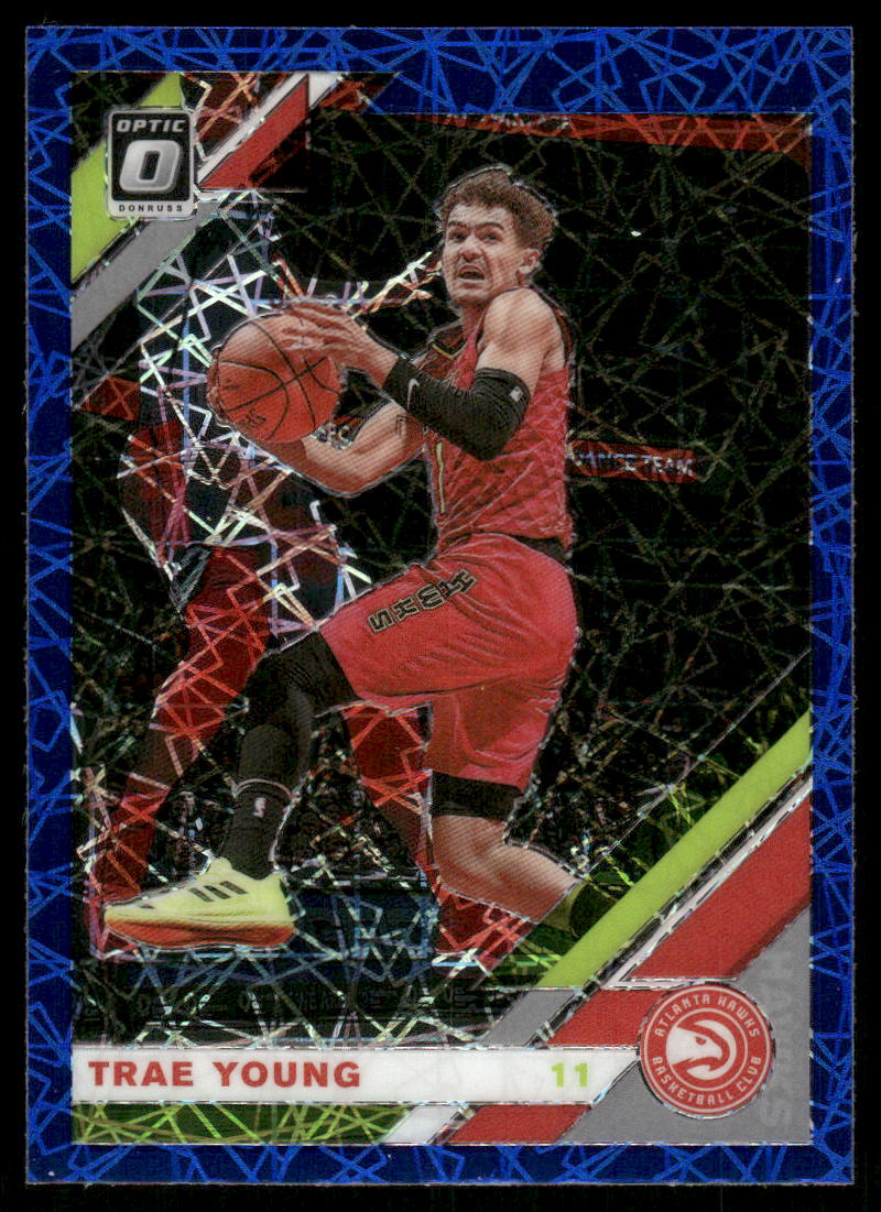 A06 TRAE YOUNG 2019-20 OPTIC BLUE VELOCITY #2 HAWKS