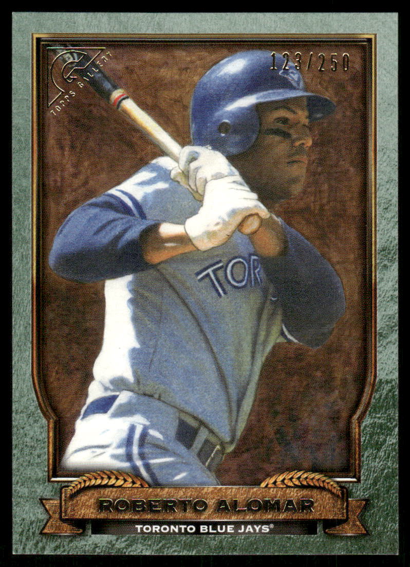 A09 ROBERTO ALOMAR 2017 TOPPS GALLERY HALL OF FAME 123/250 HOF-24