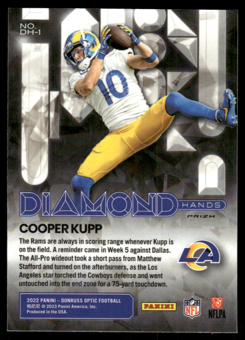 A13 COOPER KUPP 2022 OPTIC DIAMOND HANDS PRIZM REFRACRTOR DH-1 RAMS