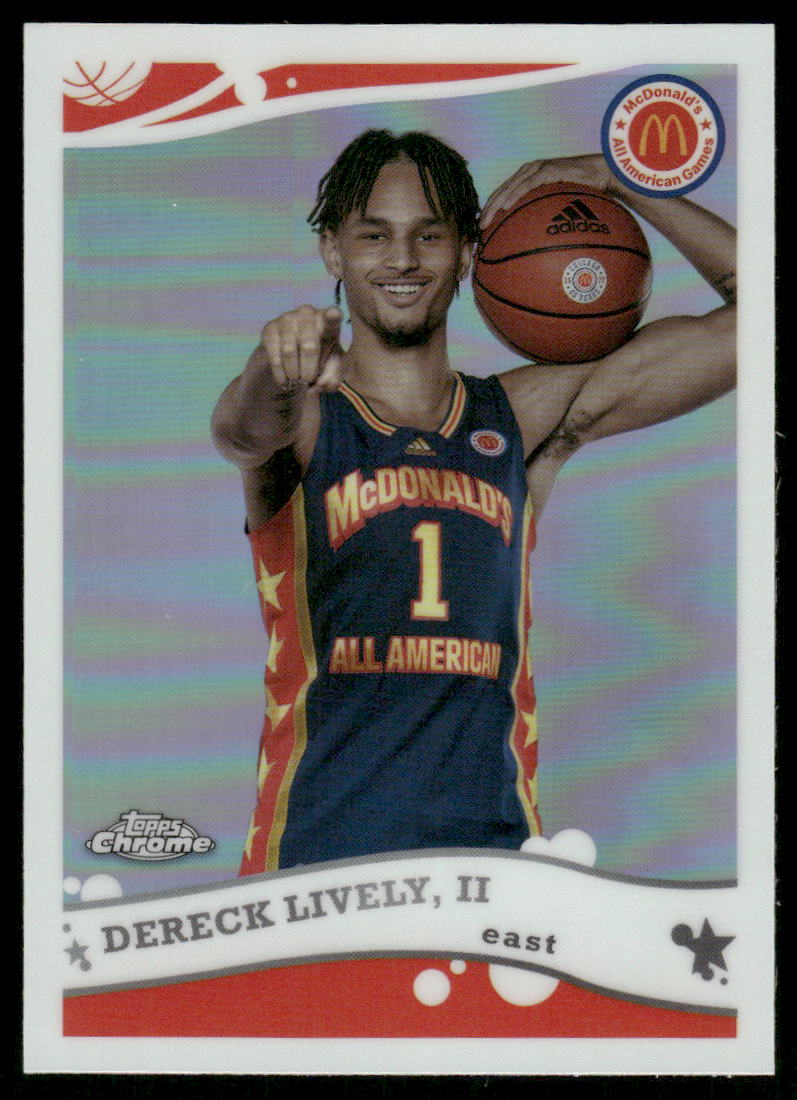 A16 DERECK LIVELY II RC 2022 TOPPS CHROME MCDONALDS REFRACTOR 2K6-2