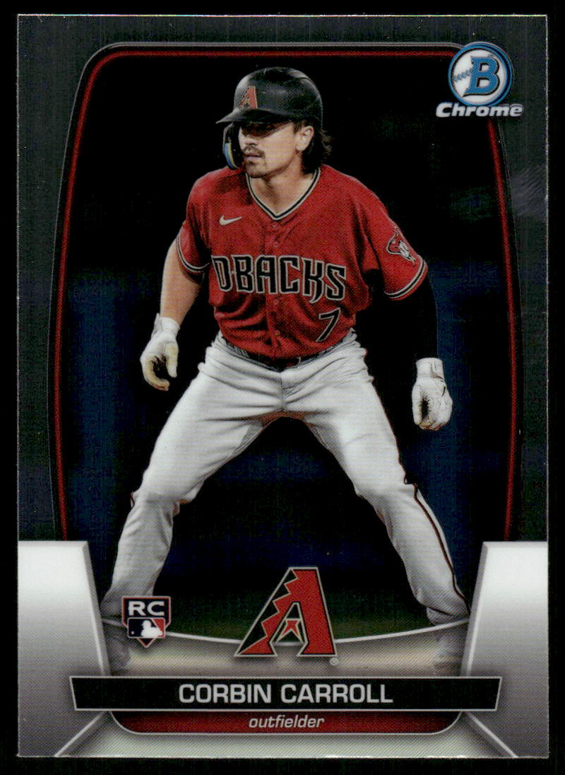 A21 CORBIN CARROLL RC 2023 BOWMAN CHROME #5 DIAMONDBACKS