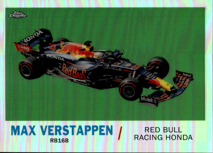A231 MAX VERSTAPPEN 2021 TOPPS CHROME F1 REFRACTOR RED BULL RACING HONDA T61-MV
