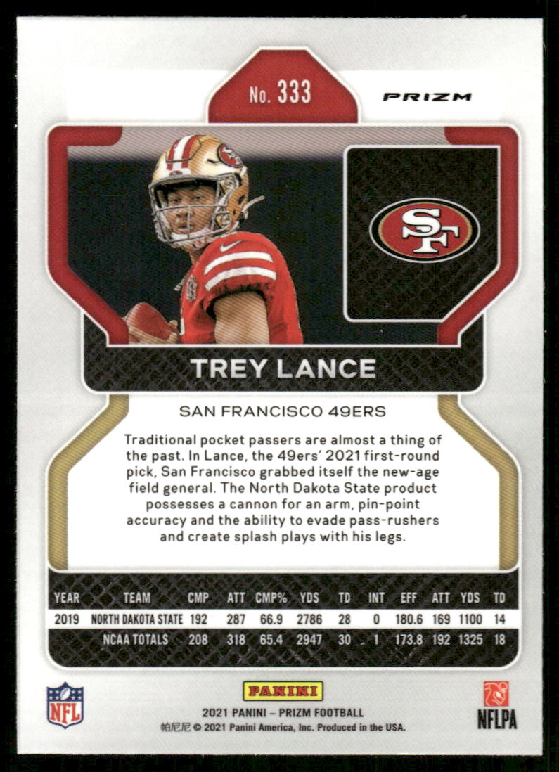 5A36 TREY LANCE RC 2021 PRIZM ORANGE DISCO REFRACTOR #333