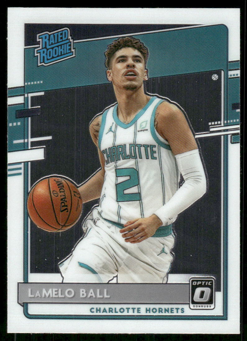 5A46 LAMELO BALL RC 2020-21 OPTIC RATED ROOKIE #155 HORNETS