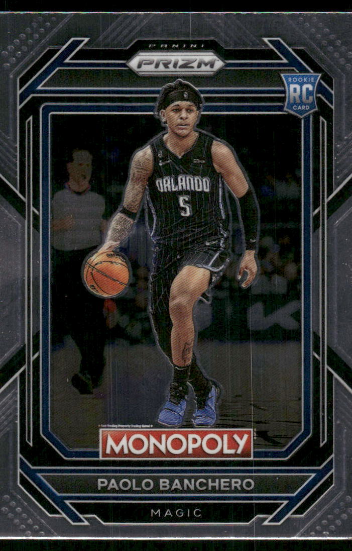 5A48 PAOLO BANCHERO RC 2022-23 PRIZM MONOPOLOY #66 MAGIC