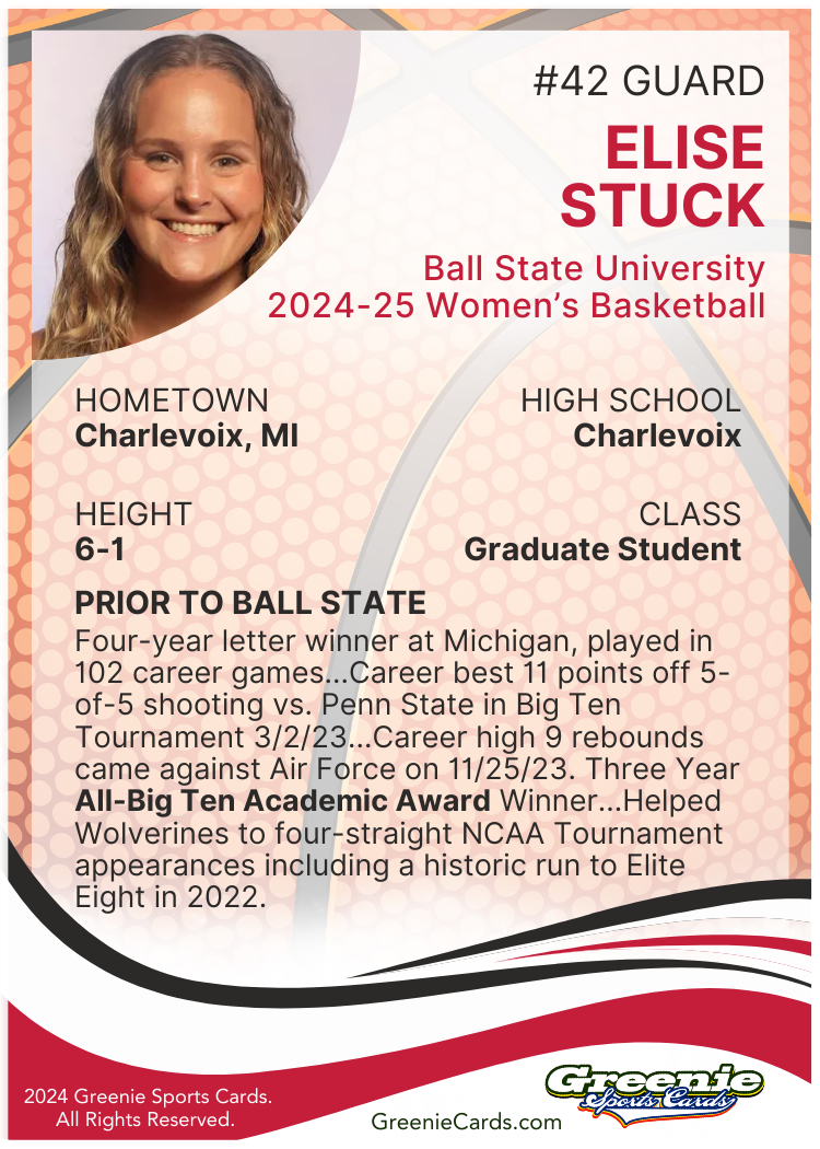 ELISE STUCK Certified Autograph Trading Card (PRE-ORDER)