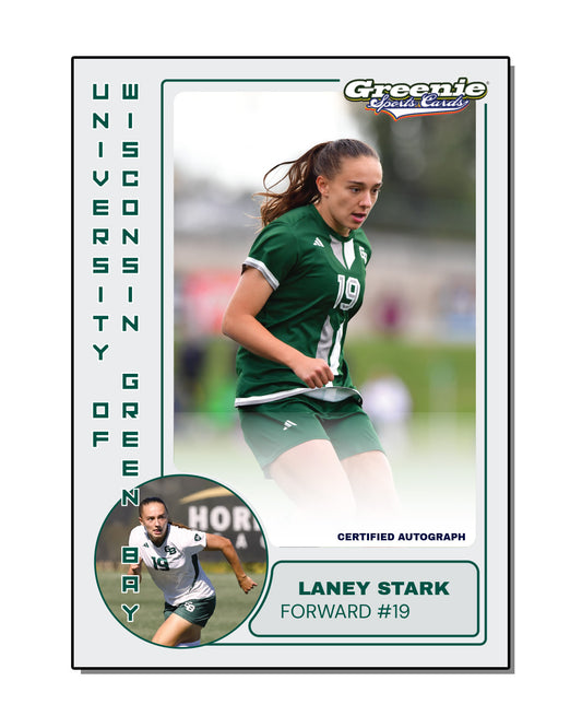 LANEY STARK Certified Autograph Trading Card 2025 Greenie Sports Cards NIL Trading Card Pre-Sale
