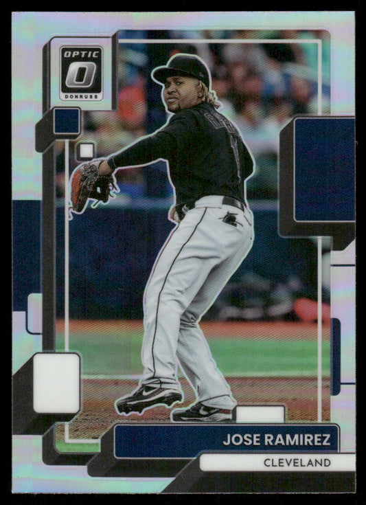 A01 JOSE RAMIREZ 2022 DONRUSS OPTIC SILVER REFRACTOR