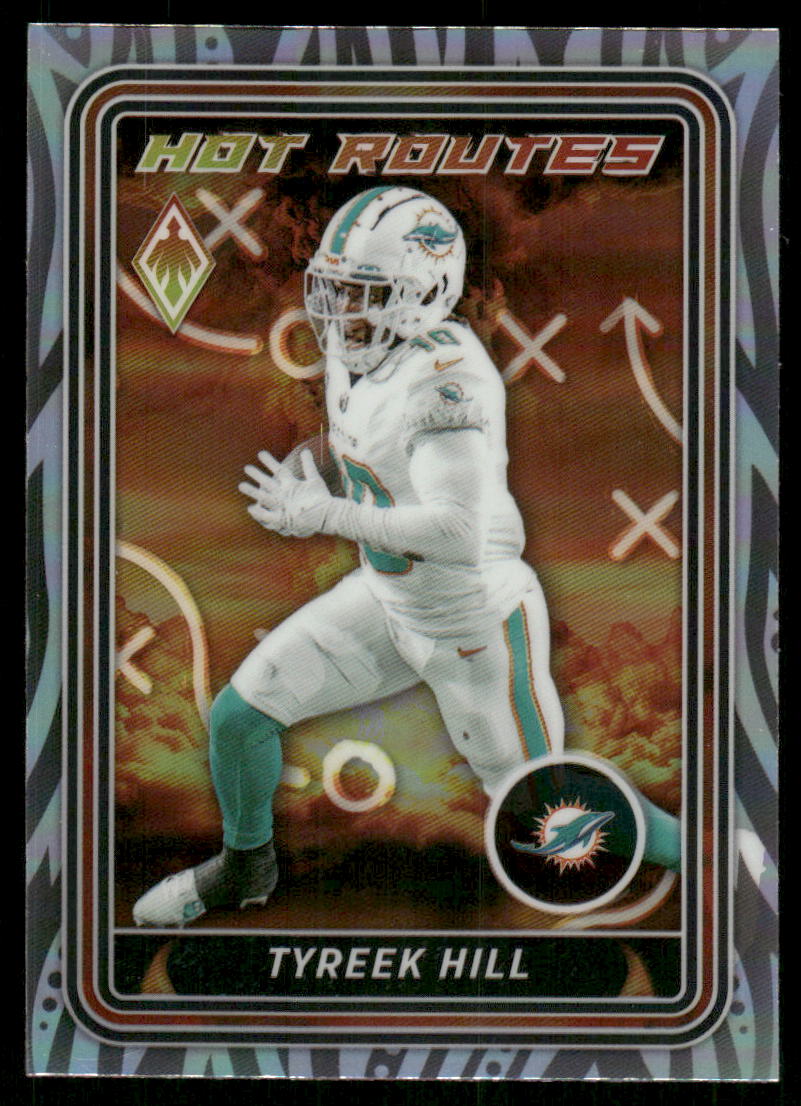 A56 TYREEK HILL 2023 PHOENIX HOT ROUTES PRIZM HR-18 DOLPHINS