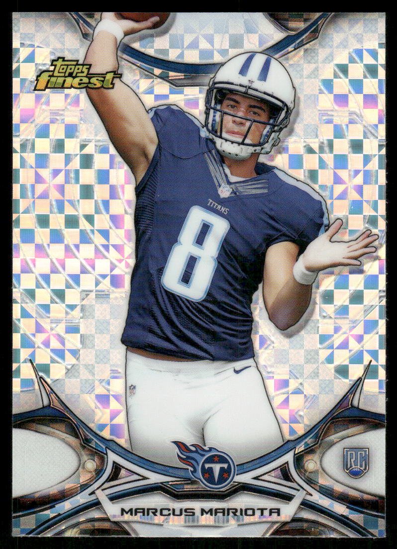 A59 MARCUS MARIOTA RC 2015 TOPPS FINEST XFRACTOR #20 TITANS