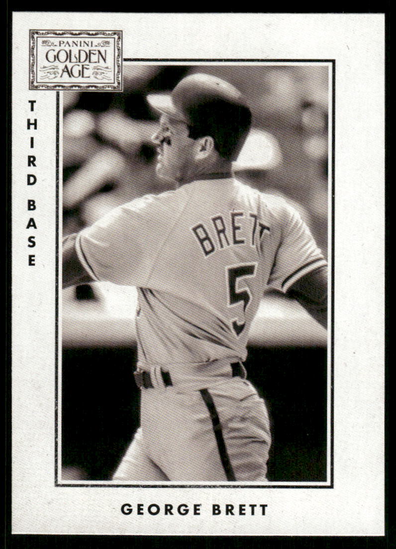 A73 GEORGE BRETT 2014 PANINI GOLDEN AGE THE BASEBALL GAME #2 ROYALS