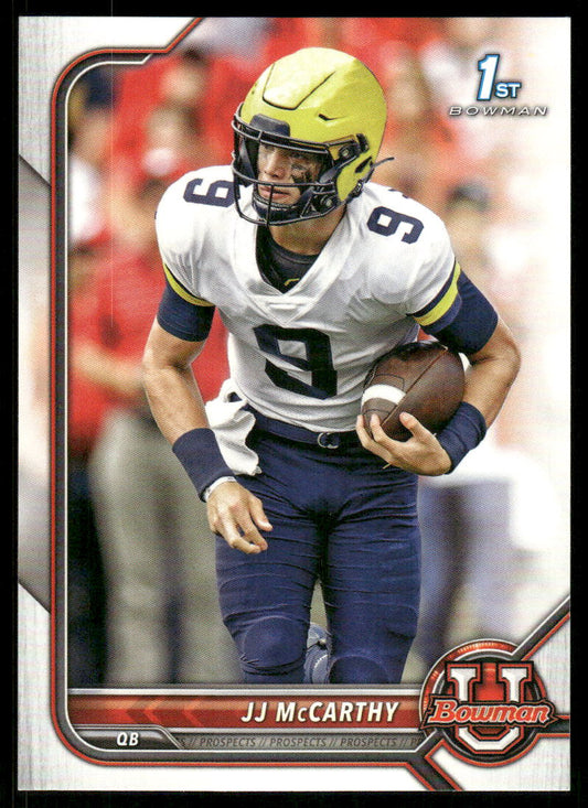 A88 JJ MCCARTHY 2022 BOWMAN U 1ST #39 MICHIGAN VIKINGS