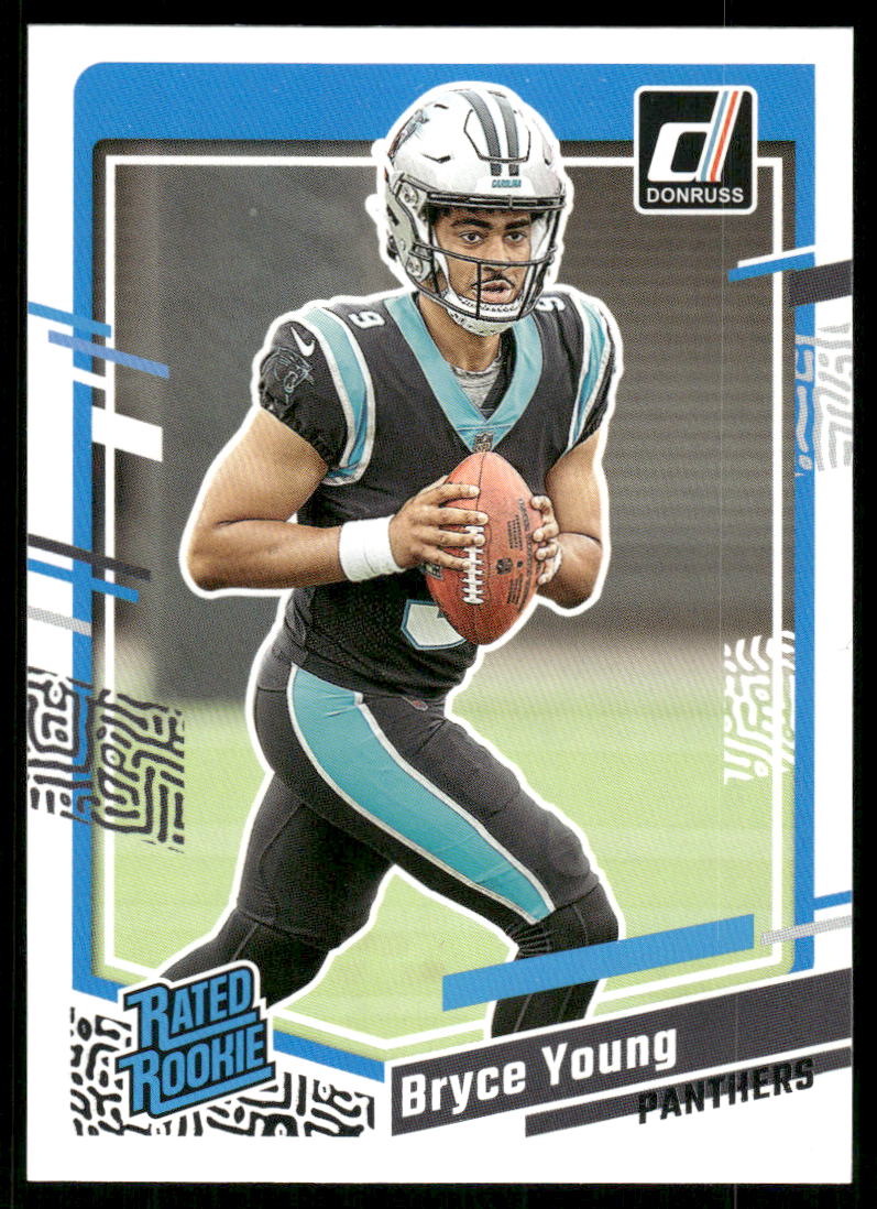 A96 BRYCE YOUNG RC 2023 DONRUSS RATED ROOKIE #311 PANTHERS