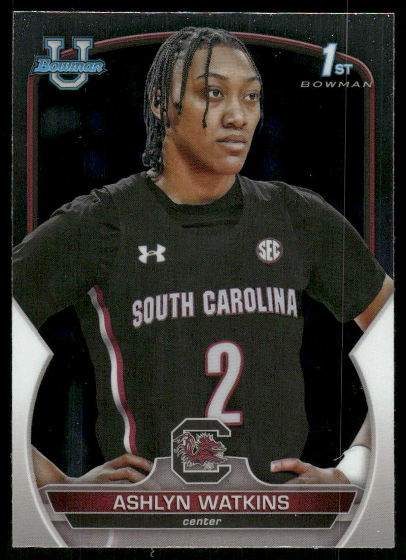 A97 ASHLYN WATKINS 2023 BOWMAN CHROME U 1ST #73 SOUTH CAROLINA