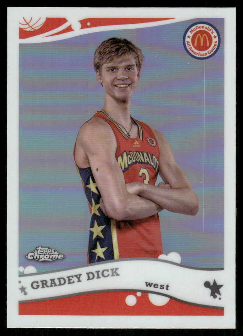 A99 GRADEY DICK 2022 TOPPS MCDONALDS ALL AMERICAN REFRACTOR 2K6-9