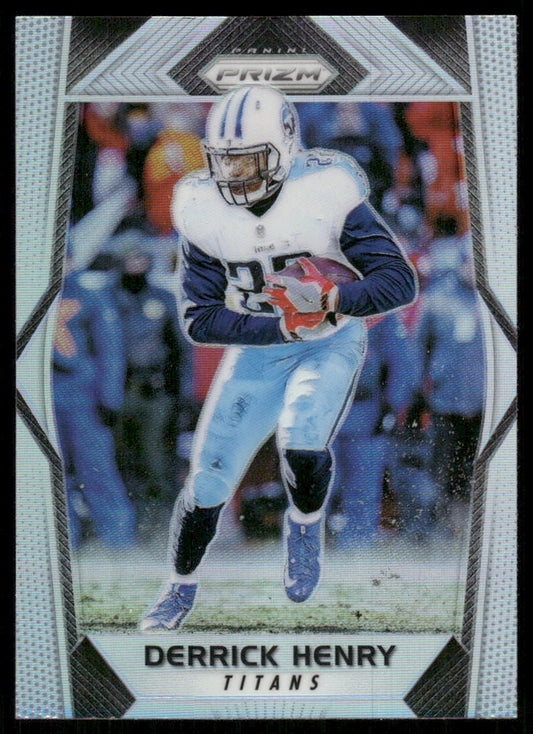 A107 DERRICK HENRY 2017 PANINI PRIZM SILVER REFRACTOR #107 TITANS