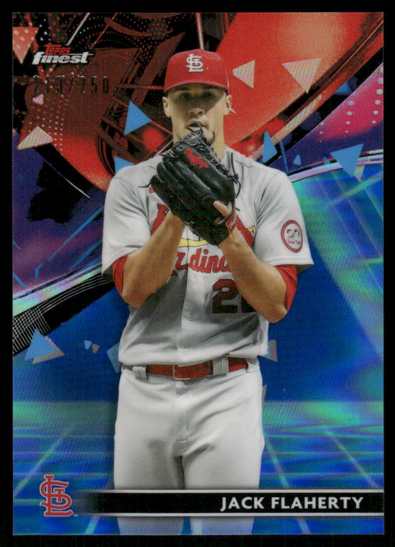 A111 JACK FLAHERTY 2021 TOPPS FINEST REFRACTOR 213/250 #87 CARDINALS