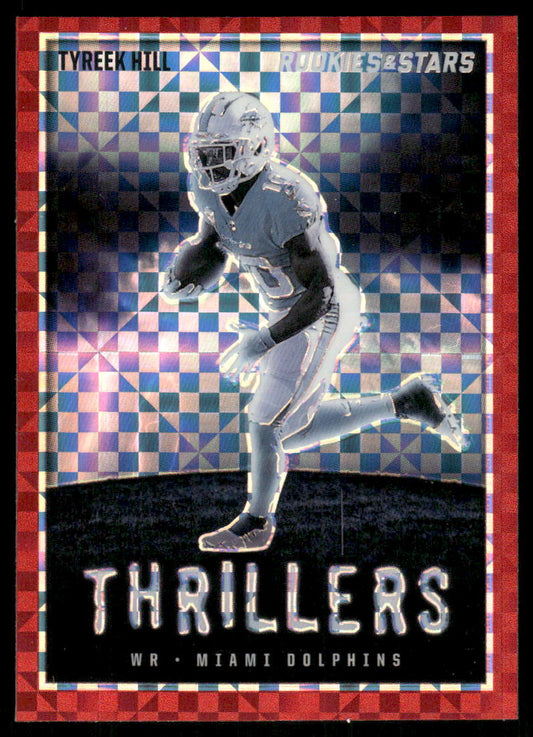 A120 TYREEK HILL 2023 R&S THRILLERS RED PRIZM REFRACTOR TH-19 DOLPHINS