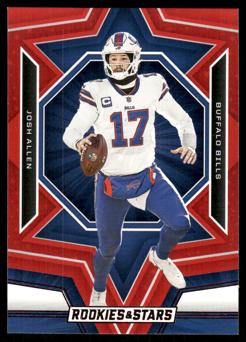 A121 JOSH ALLEN 2023 ROOKIES & STARS RED PARALLEL #11 BILLS