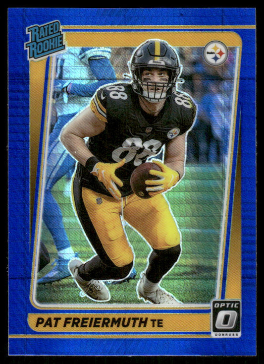 A129 PAT FREIERMUTH RC 2021 OPTIC BLUE REFRACTOR #232 STEELERS