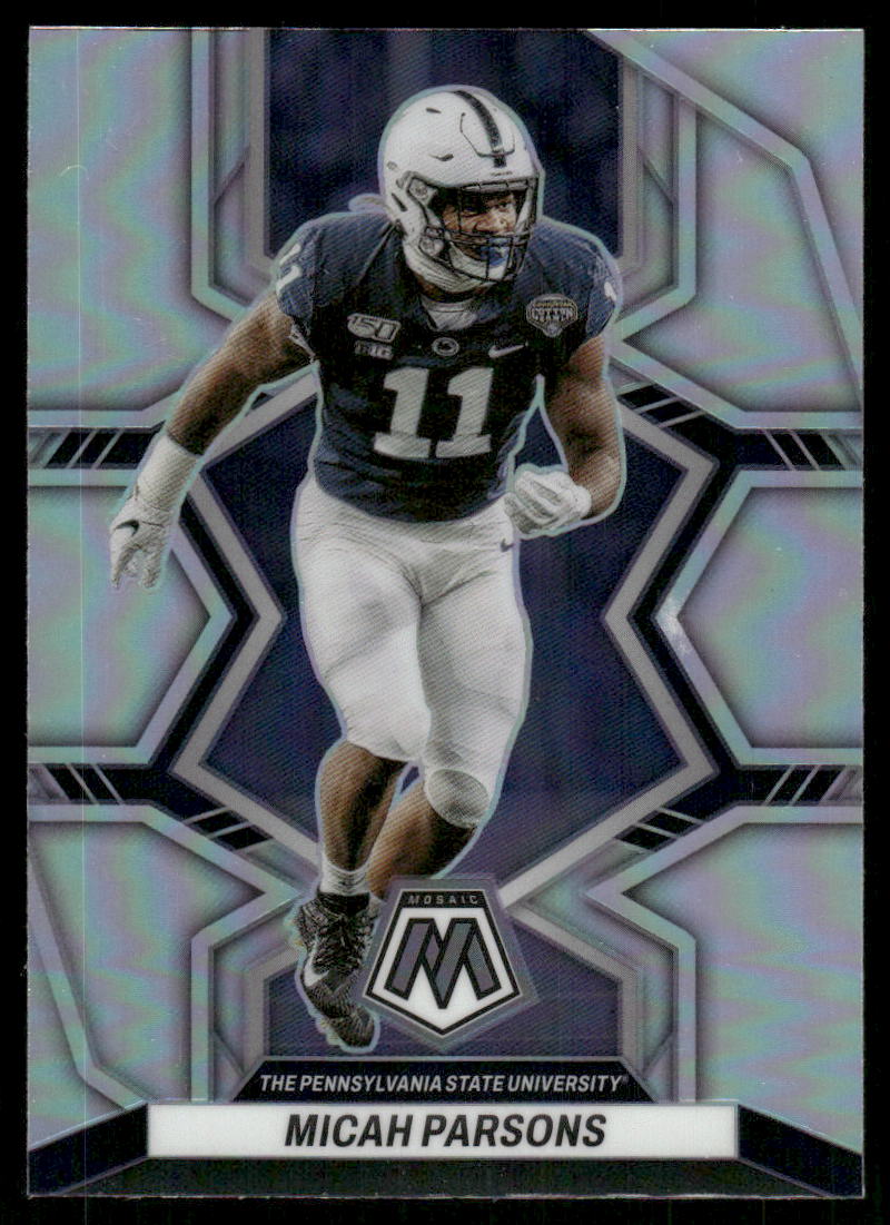 A139 MICAH PARSONS 2023 MOSAIC SIVLER PRIZM REFRACTOR