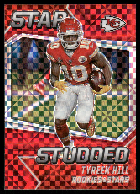 A143 TYREEK HILL 2021 ROOKIES & STARS STAR STUDDED REFRACTOR SS-6 CHIEFS