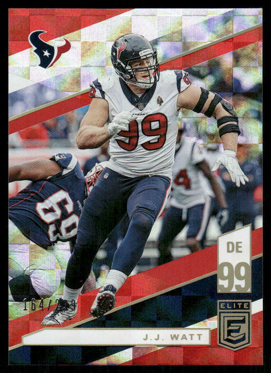 A147 J.J. WATT 2019 DONRUSS ELITE 164/299 #46 TEXANS