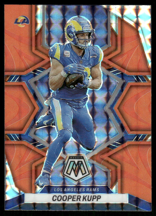 A151 COOPER KUPP 2022 PANINI MOSAIC ORANGE REFRACTOR #110 RAMS