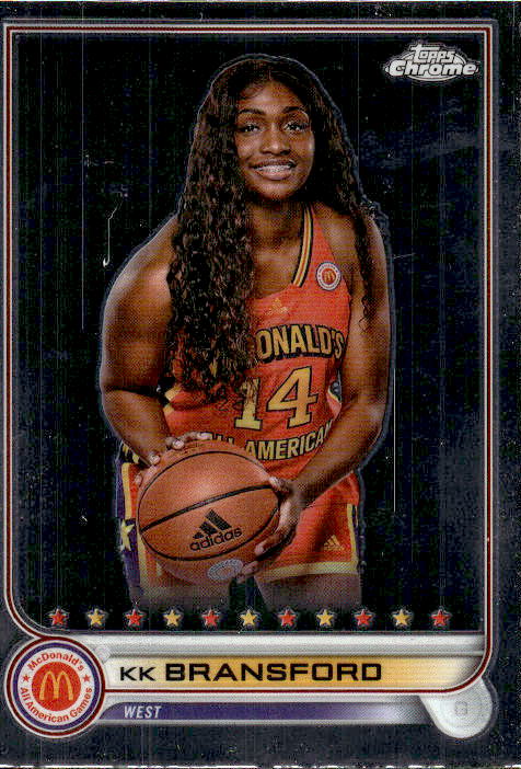 A161 KK BRANSFORD 2023 TOPPS CHROME MCDONALD'S ALL AMERICAN #88 NOTRE DAME