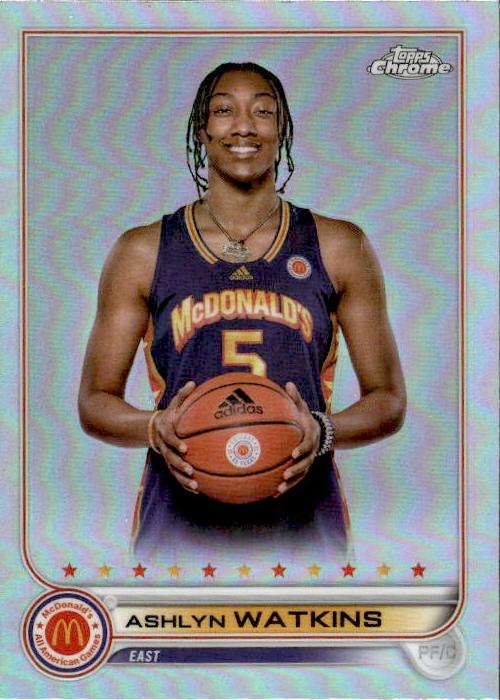 A164 ASHLYNN WATKINS 2023 TOPPS CHROME MCDONALD'S ALL AMERICAN REFRACTOR #84 SOUTH CAROLINA