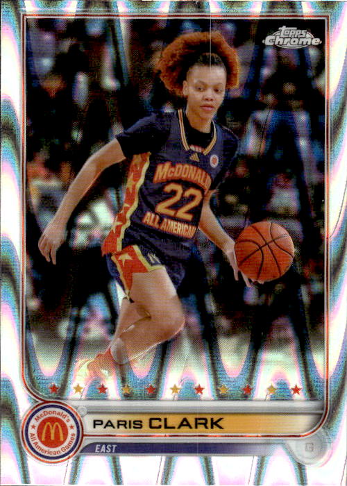 A166 PARIS CLARK 2023 TOPPS CHROME MCDONALD'S ALL AMERICAN LAVA REFRACTOR #26 ARIZONA