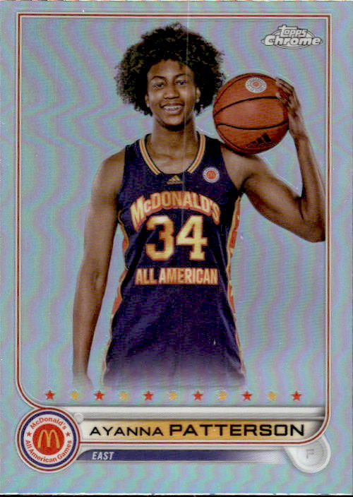 A172 AYANNA PATTERSON 2023 TOPPS CHROME MCDONALD'S ALL AMERICAN REFRACTOR #80 UCONN