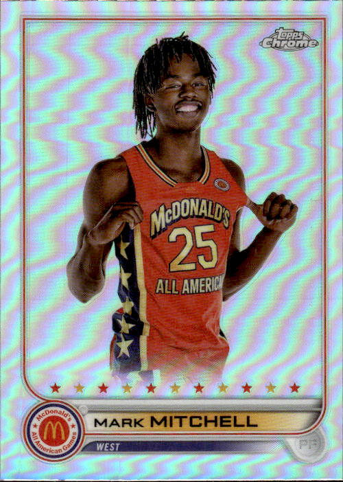 A174 MARK MITCHELL 2023 TOPPS CHROME MCDONALD'S ALL AMERICAN REFRACTOR #66 DUKE