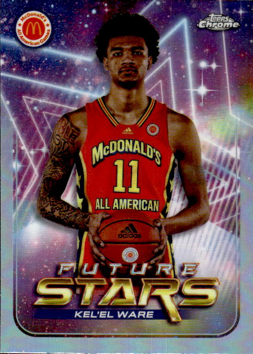 A177 KEL'EL WARE 2023 TOPPS CHROME MCDONALD'S ALL AMERICAN REFRACTOR FUTURE STARS FS-7 OREGON