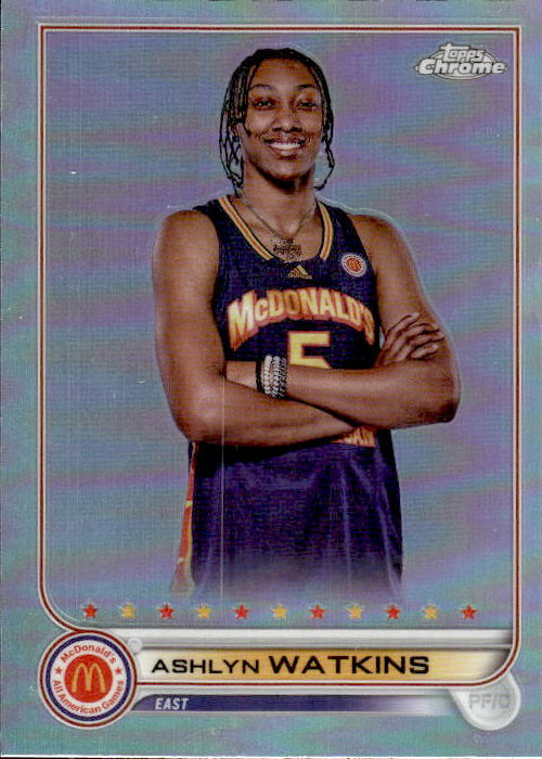 A185 ASHLYN WATKINS 2023 TOPPS CHROME MCDONALD'S ALL AMERICAN REFRACTOR #36 SOUTH CAROLINA