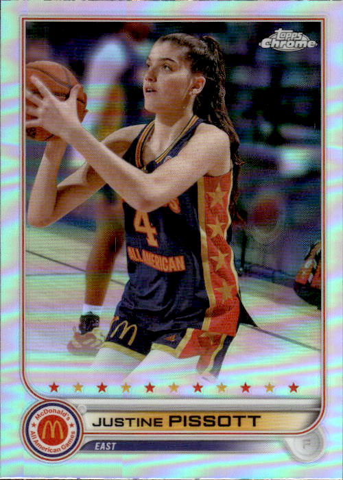 A186 JUSTINE PISSOTT 2023 TOPPS CHROME MCDONALD'S ALL AMERICAN REFRACTOR #33 TENNESSEE