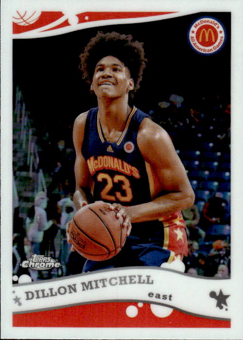 A188 DILLON MITCHELL 2023 TOPPS CHROME MCDONALD'S ALL AMERICAN REFRACTOR 2K6-8 TEXAS