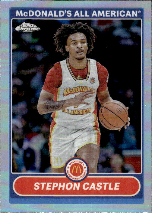 A190 STEPHON CASTLE 2023 TOPPS CHROME MCDONALD'S ALL AMERICAN REFRACTOR 2K7-11 UCONN