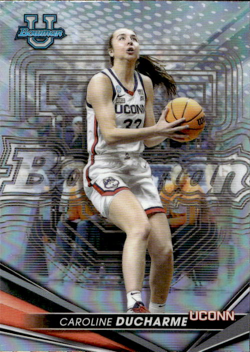 A204 CAROLINE DUCHARME 2023 BOWMAN CHROME U REFRACTOR #56 UCONN