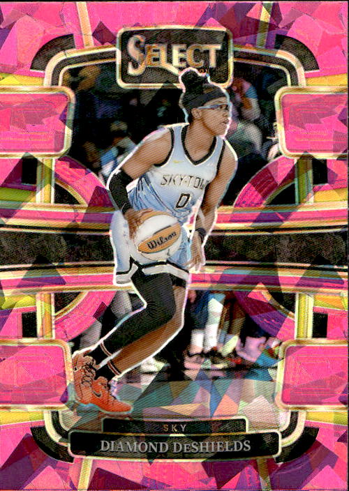 A210 DIAMOND DESHIELDS 2024 SELECT PINK CRACKED ICE PRIZM REFRACTOR #100 SKY