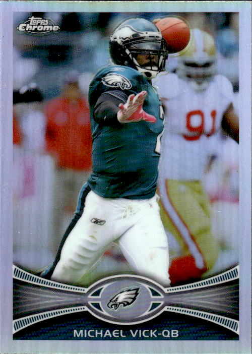 A213 MICHAEL VICK 2012 TOPPS CHROME REFRACTOR #120 EAGLES