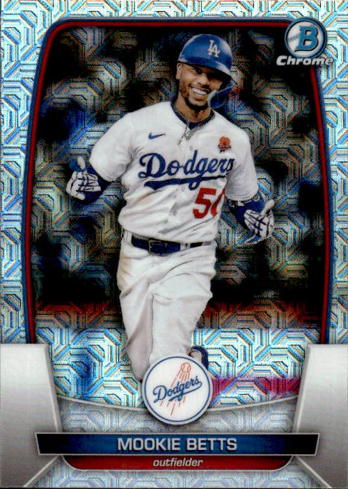 A220 MOOKIE BETTS 2023 BOWMAN CHROME MOJO REFRACTOR #20 DODGERS