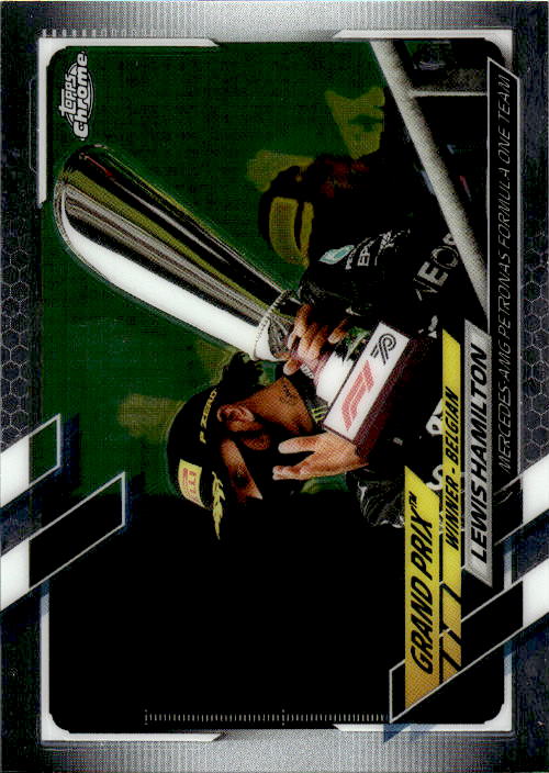 A241 LEWIS HAMILTON 2021 TOPPS CHROME F1 REFRACTOR #144