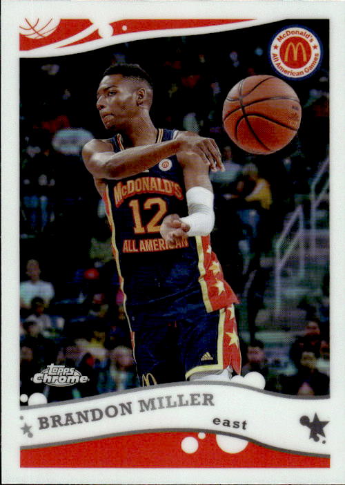 A251 BRANDON MILLER 2022 TOPPS CHROME MCDONALD'S ALL AMERICAN REFRACTOR 2K6-6 ALABAMA