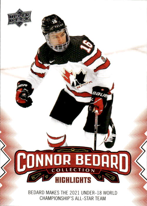 A258 CONNOR BEDARD 2023-24 UPPER DECK CONNOR BEDARD COLLECTION HIGHLIGHTS #2