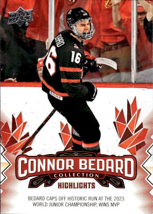 A259 CONNOR BEDARD 2023-24 UPPER DECK CONNOR BEDARD COLLECTION HIGHLIGHTS #3