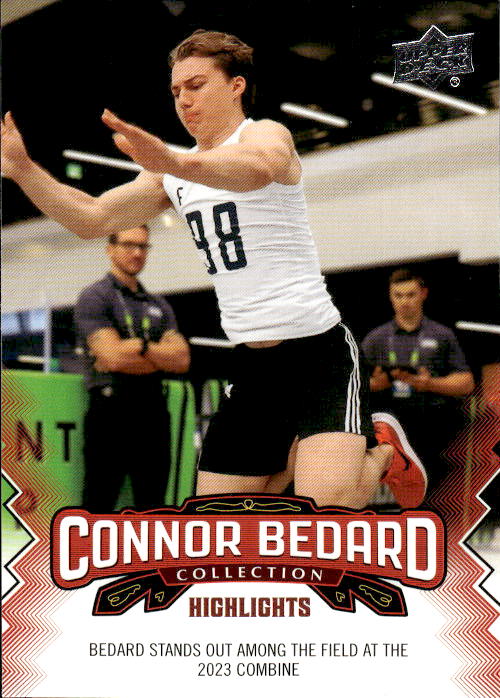 A262 CONNOR BEDARD 2023-24 UPPER DECK CONNOR BEDARD COLLECTION HIGHLIGHTS #6